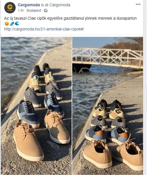cipők a Dunaparton